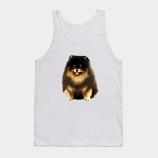 German Spitz Black and Tan Tank Top